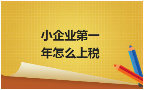 ​小企业第一年怎么上税 税法实务